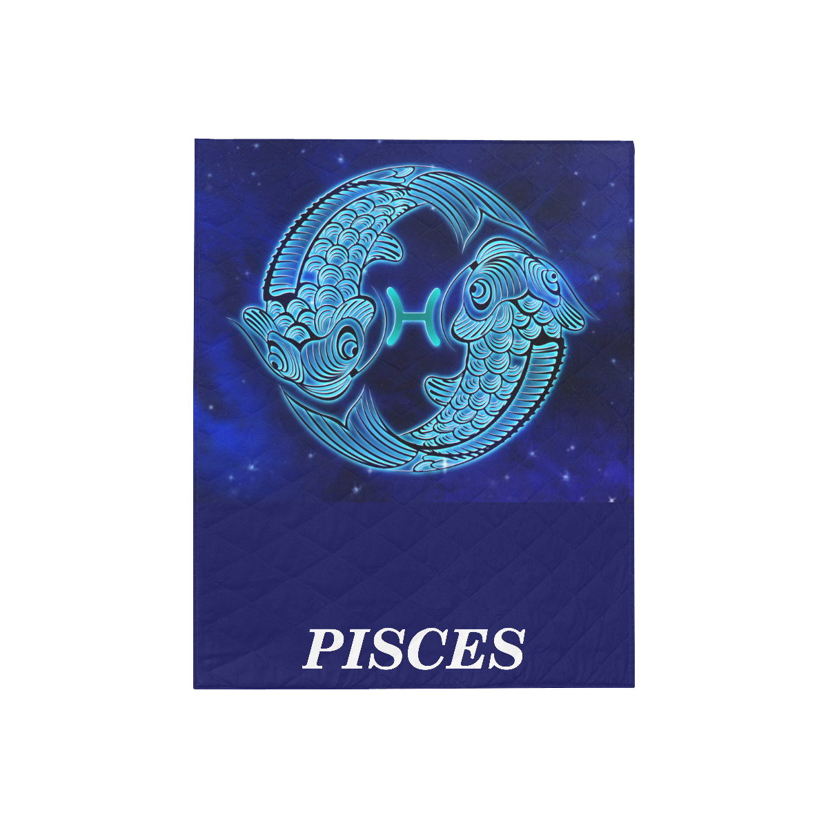 Pisces design Quilt 40"x50"