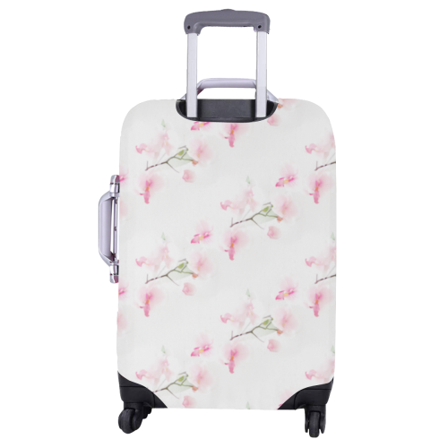 Pattern Orchidées Luggage Cover/Large 26"-28"