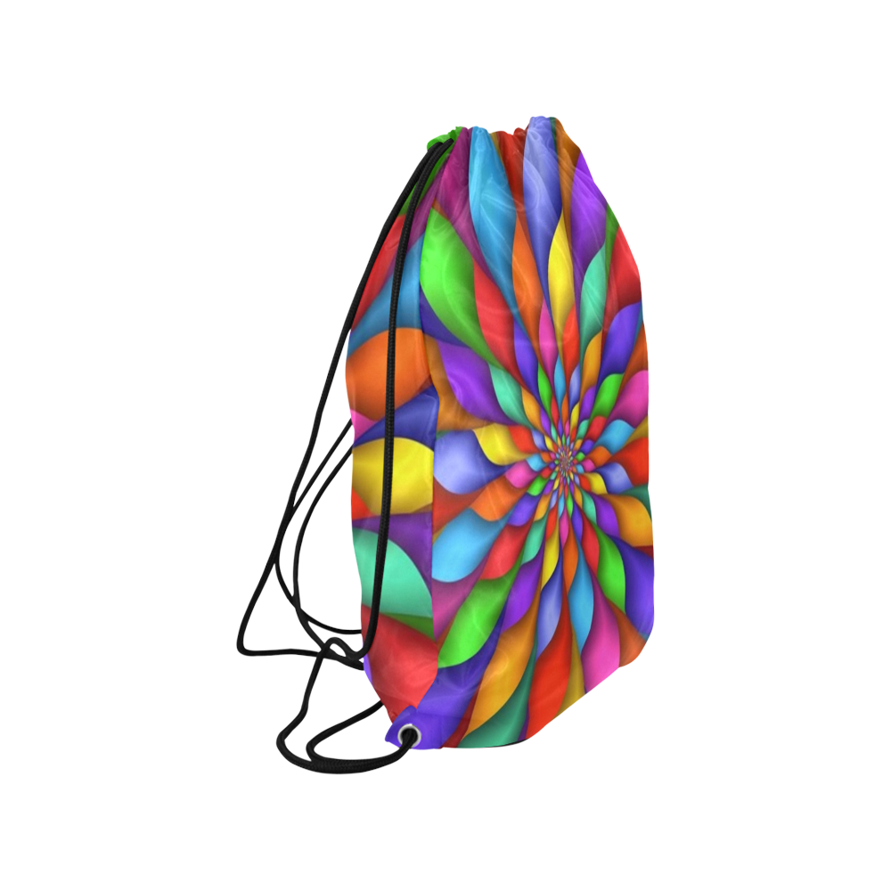 RAINBOW SKITTLES Small Drawstring Bag Model 1604 (Twin Sides) 11"(W) * 17.7"(H)