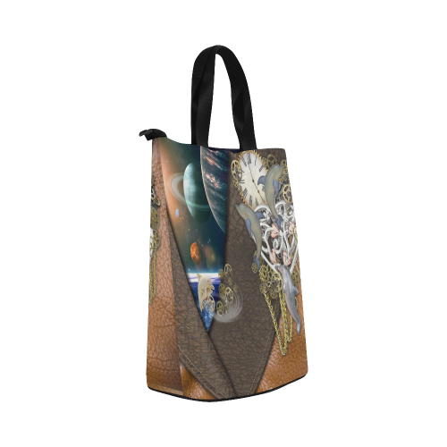 Our dimension of Time Nylon Lunch Tote Bag (Model 1670)