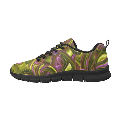 Abstract Art Deco 12 by JamColors Women's Breathable Running Shoes/Large (Model 055)