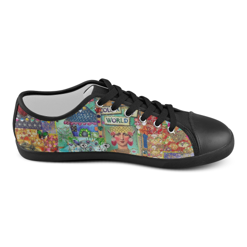 Colour my world Canvas Shoes for Women/Large Size (Model 016)