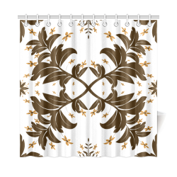 floral damask Shower Curtain 72"x72"