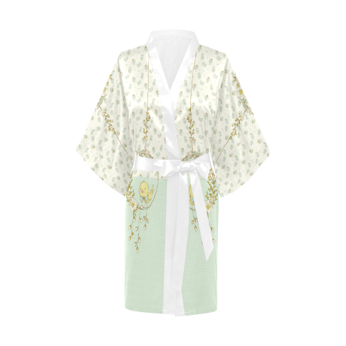 Little Cute Birdie Kimono Robe
