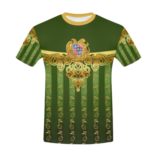 Coat of arms of Armenia All Over Print T-Shirt for Men/Large Size (USA Size) Model T40)