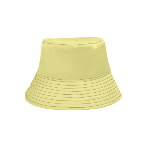 color khaki All Over Print Bucket Hat