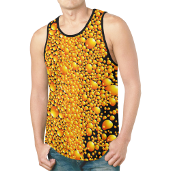 yellow bubble New All Over Print Tank Top for Men (Model T46)