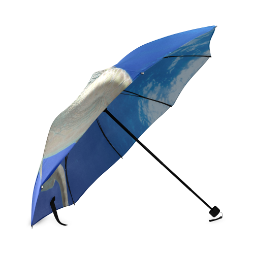 Under The Water - Swimming Loggerhead Sea Turtle Foldable Umbrella (Model U01)