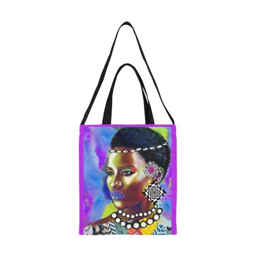 STRONG 1 All Over Print Canvas Tote Bag/Medium (Model 1698)