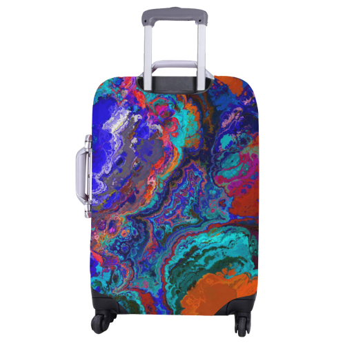 wonderful fractal 3186 by JamColors Luggage Cover/Large 26"-28"