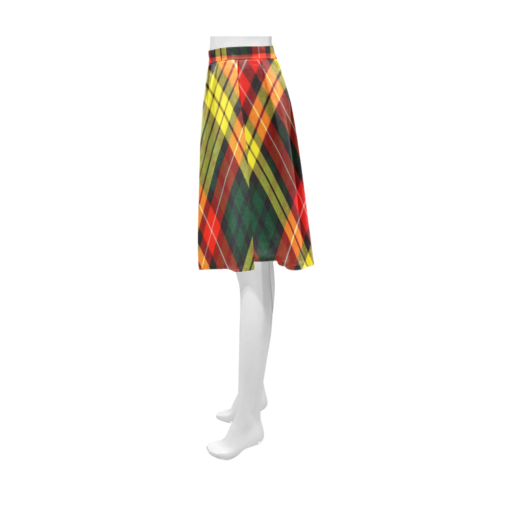 Buchanan Tartan Athena Women's Short Skirt (Model D15)