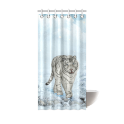 Wonderful siberian tiger Shower Curtain 36"x72"