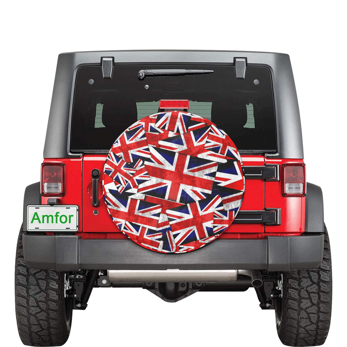 Union Jack British UK Flag 30 Inch Spare Tire Cover