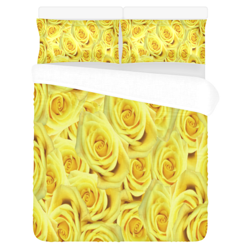 Candlelight Roses 3-Piece Bedding Set