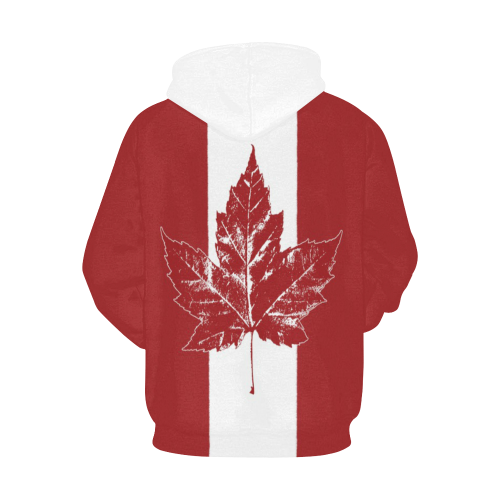 Cool Retro Canada Hoodies All Over Print Hoodie for Men/Large Size (USA Size) (Model H13)