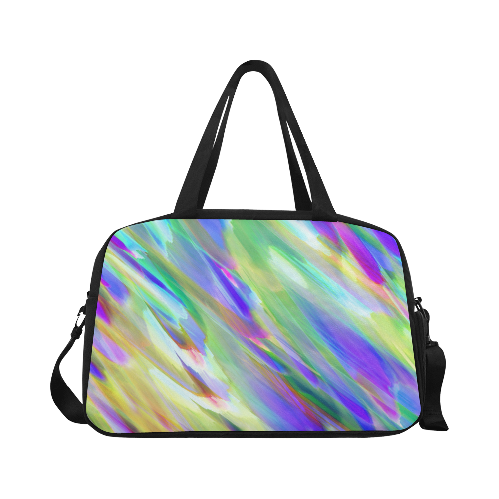 Colorful digital art splashing G401 Fitness Handbag (Model 1671)