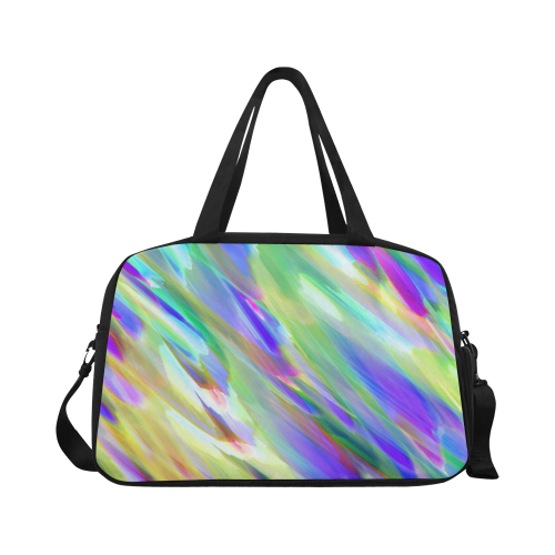 Colorful digital art splashing G401 Fitness Handbag (Model 1671)