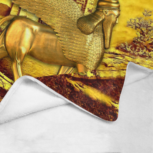 Golden Assyria Ultra-Soft Micro Fleece Blanket 50"x60"