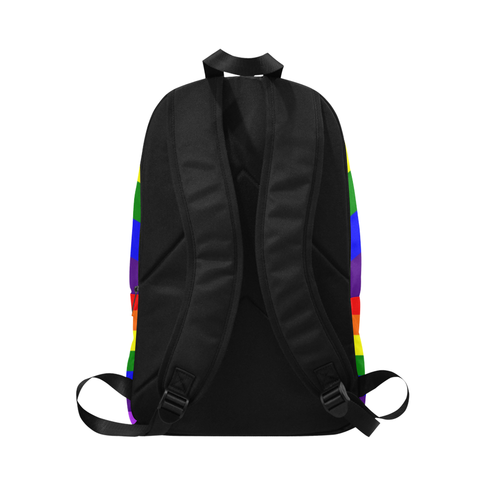 Rainbow Flag (Gay Pride - LGBTQIA+) Fabric Backpack for Adult (Model 1659)