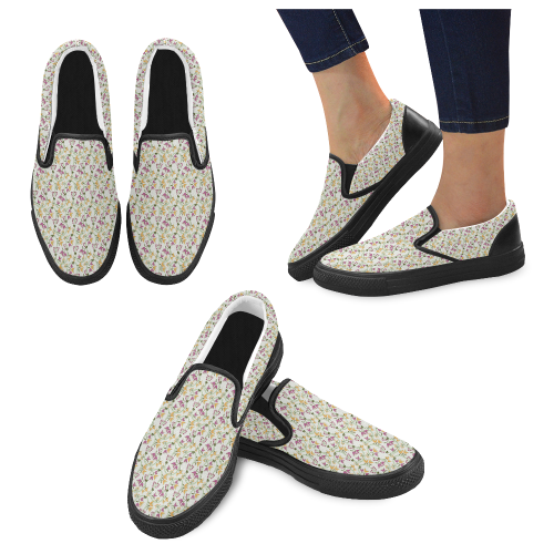 63st Women's Unusual Slip-on Canvas Shoes (Model 019)
