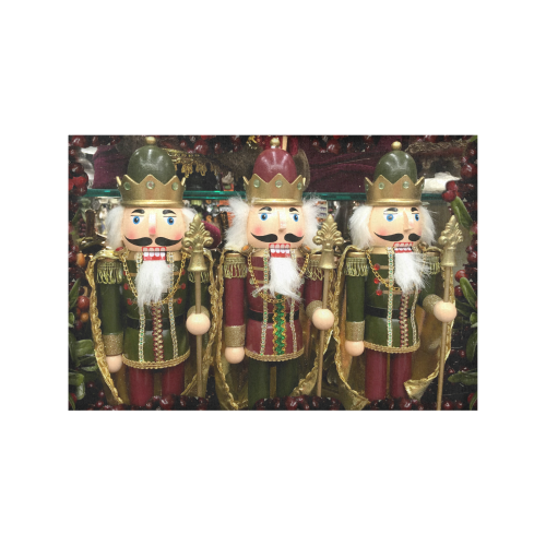 Golden Christmas Nutcrackers Placemat 12’’ x 18’’ (Set of 4)