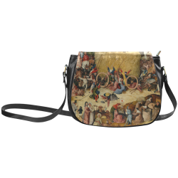 Hieronymus Bosch-The Haywain Triptych 2 Classic Saddle Bag/Small (Model 1648)