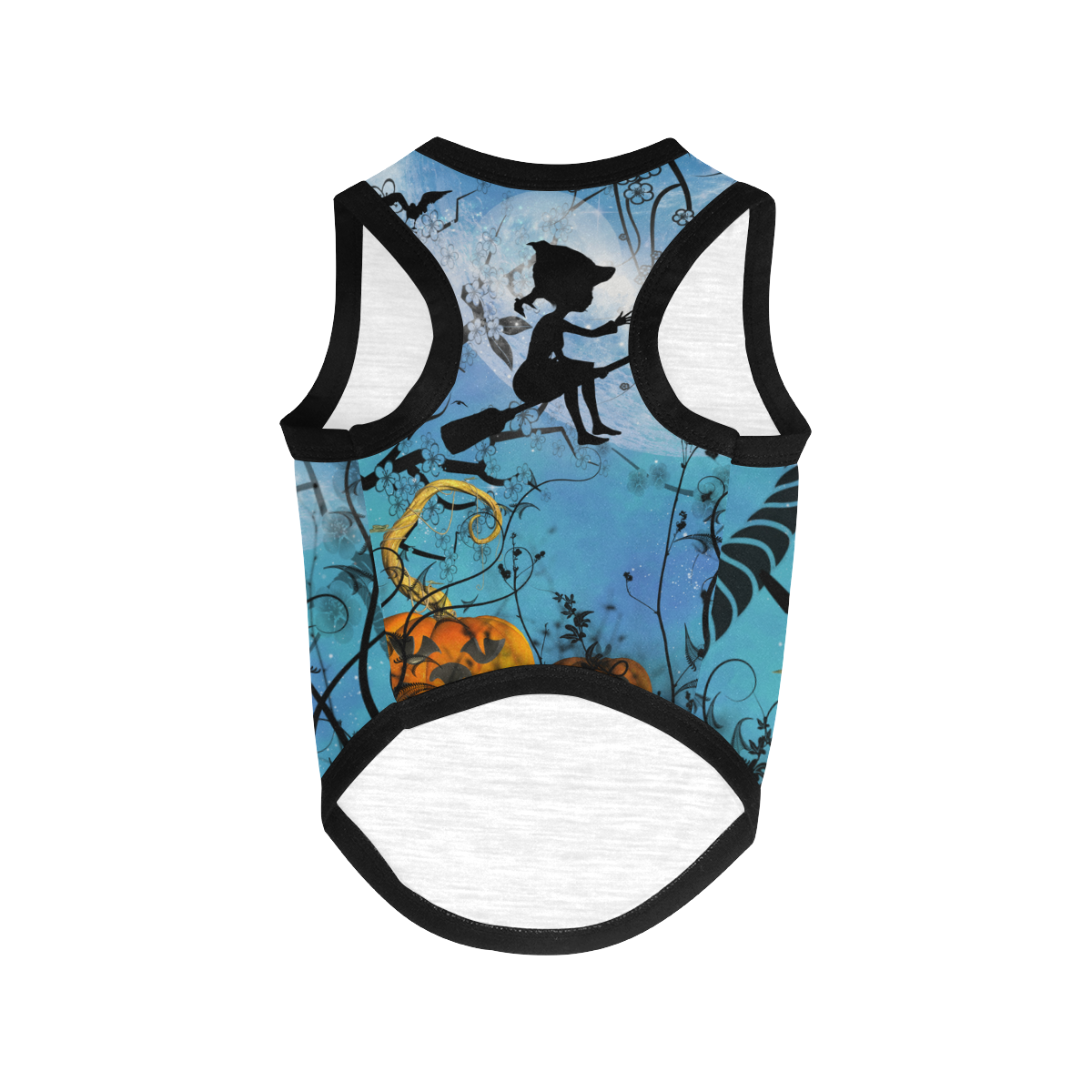 Cute flying witch All Over Print Pet Tank Top