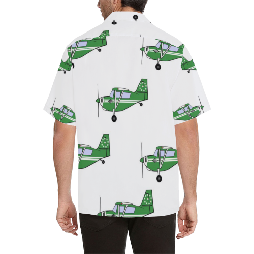 Citabria Green Hawaiian Shirt (Model T58)