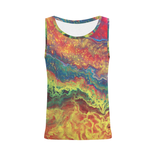 Powerful All Over Print Tank Top for Women (Model T43)