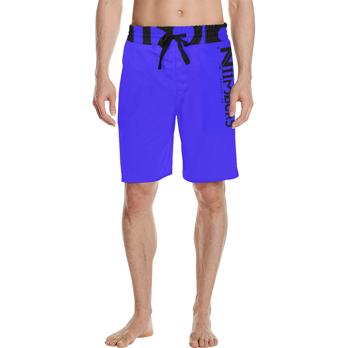 NUMBERS Collection Royal 2 Men's All Over Print Casual Shorts (Model L23)