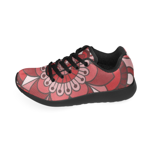 MANDALA HIBISCUS BEAUTY Women's Running Shoes/Large Size (Model 020)