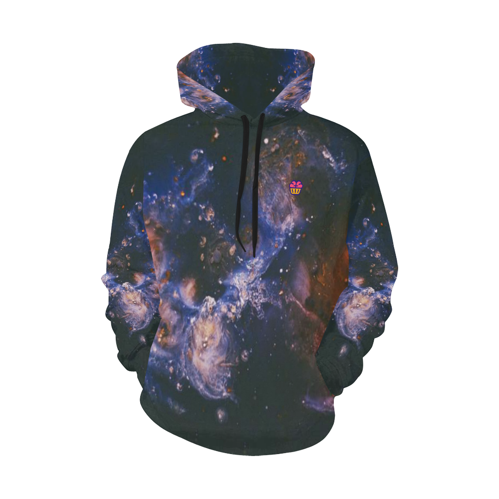 Hoodie Deep Space Colors All Over Print Hoodie for Men (USA Size) (Model H13)