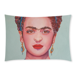 FRIDA "I See You" Custom Rectangle Pillow Case 20x30 (One Side)