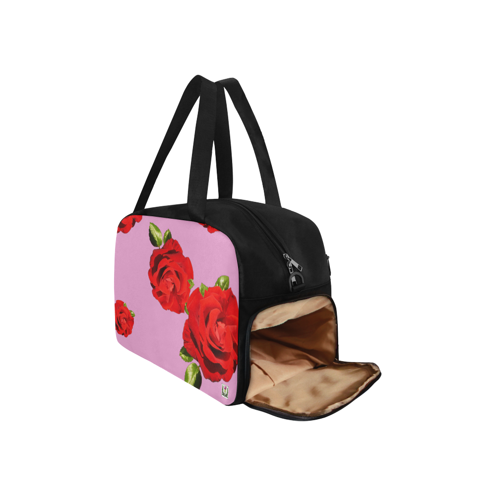 Fairlings Delight's Floral Luxury Collection- Red Rose Fitness Handbag 53086a9 Fitness Handbag (Model 1671)