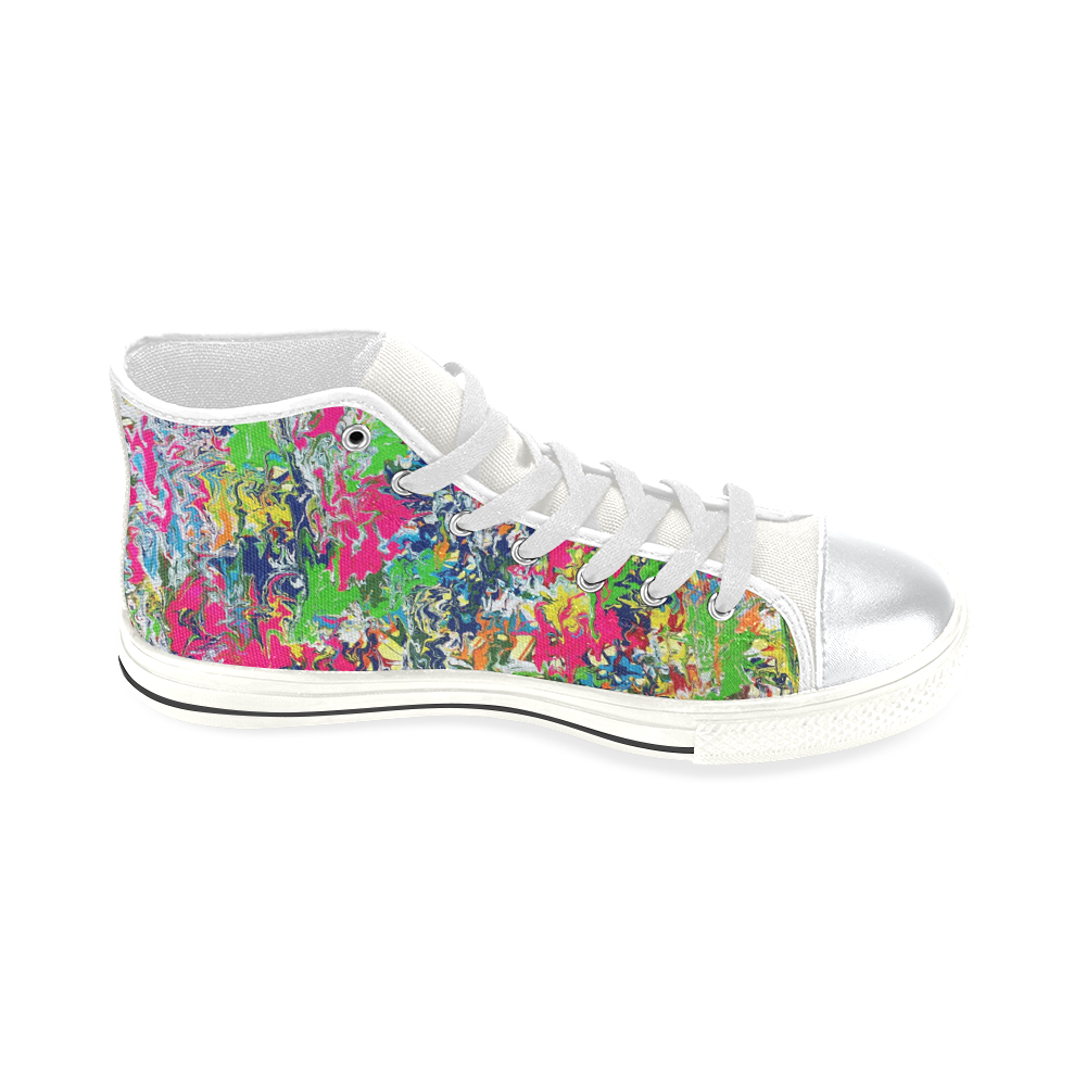 Bridge High Top Canvas Shoes for Kid (Model 017)