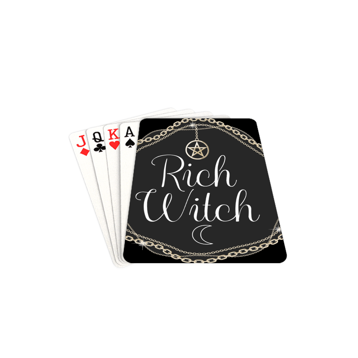 rich witch playing cards Playing Cards 2.5"x3.5"