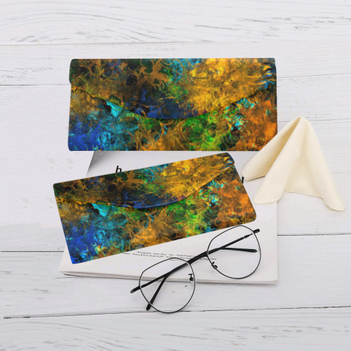 squiggly abstract C by JamColors Custom Foldable Glasses Case