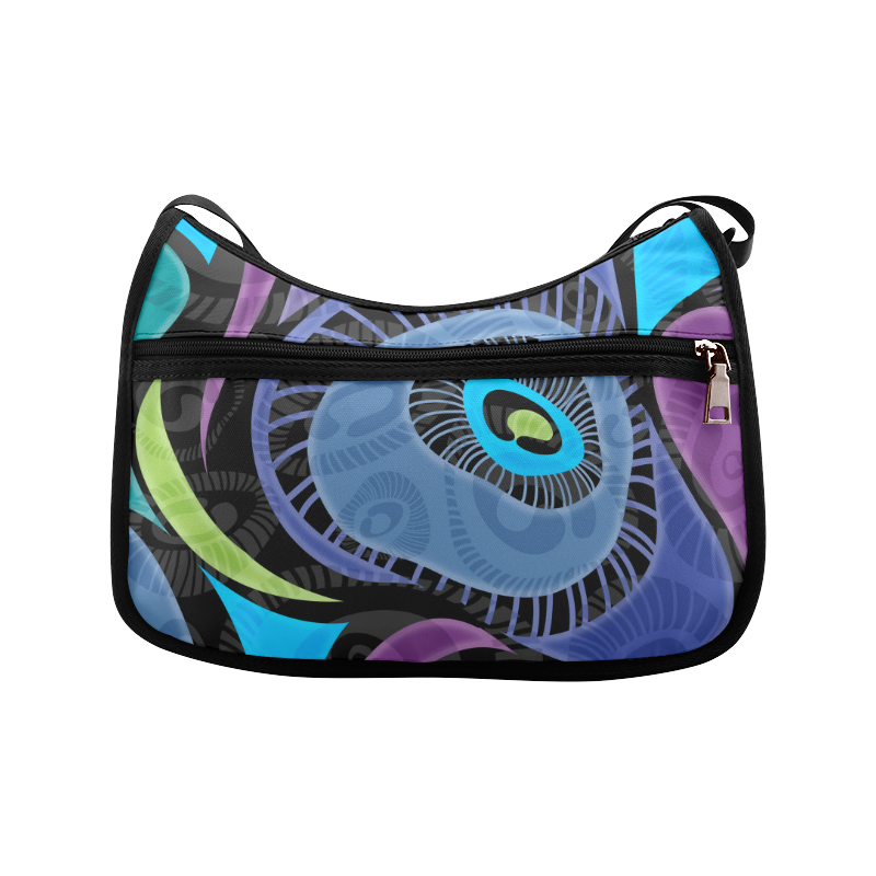 Bold Feather Crossbody Bags (Model 1616)