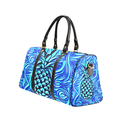 mermaid pineapple New Waterproof Travel Bag/Large (Model 1639)