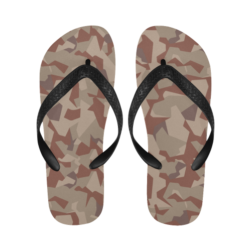 Swedish M90 Desert camouflage Flip Flops for Men/Women (Model 040)