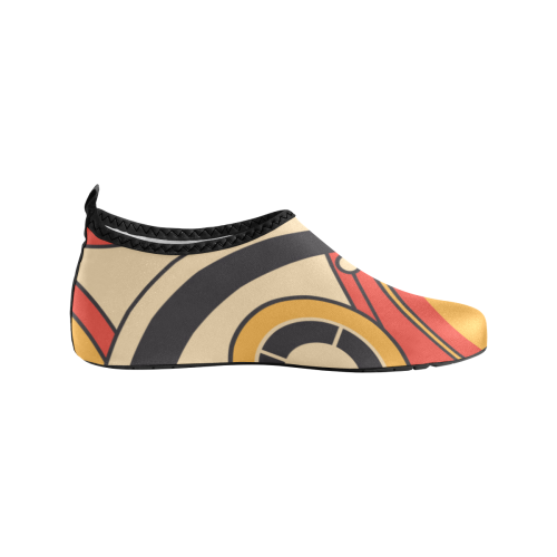Geo Aztec Bull Tribal Kids' Slip-On Water Shoes (Model 056)