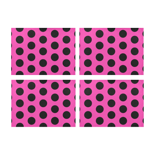 polka dots Placemat 14’’ x 19’’ (Set of 4)